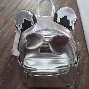 Disney parks platinum drip 100th anniversary Mickey Mouse Loungefly